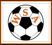 soccer ball with WSA on it